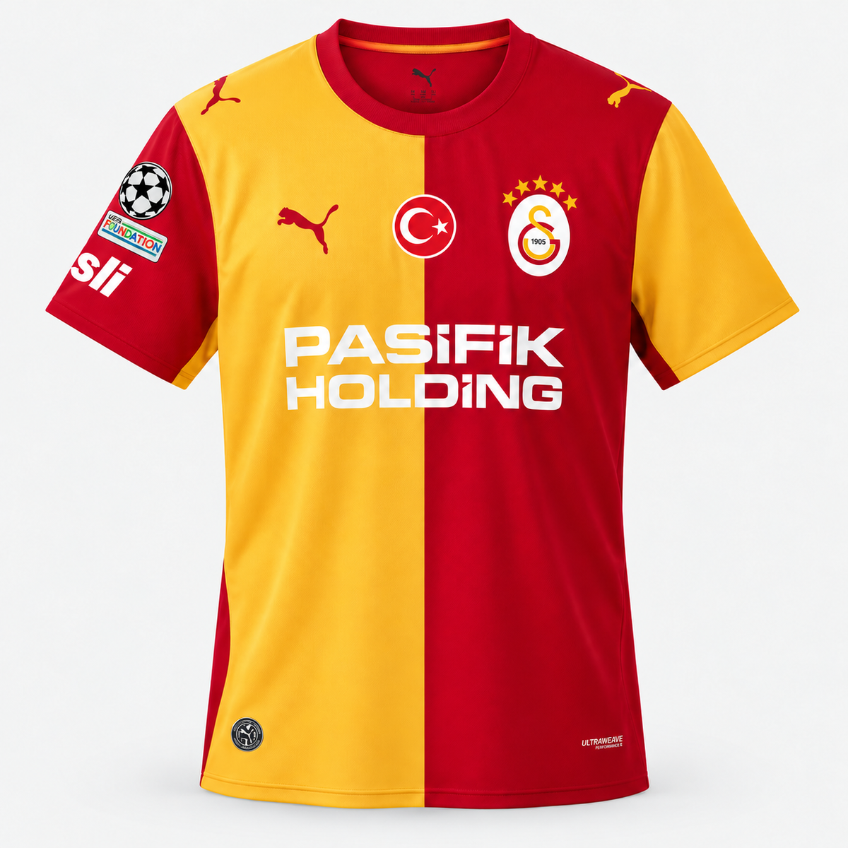 Galatasaray Home 26/27 Standard Kit - UEFA Champions League - front