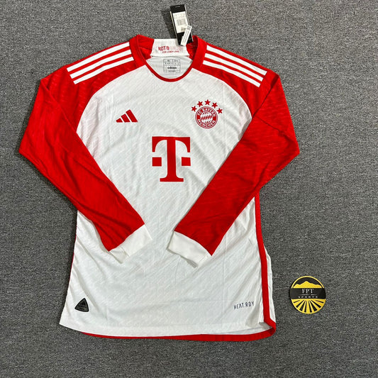 Bayern Mun. Home 23/24 Long Sleeve Player Issue Kit