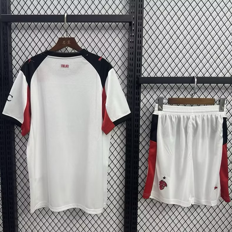 AC. Milan Away 25/26 Kids Kit (Includes Shorts)