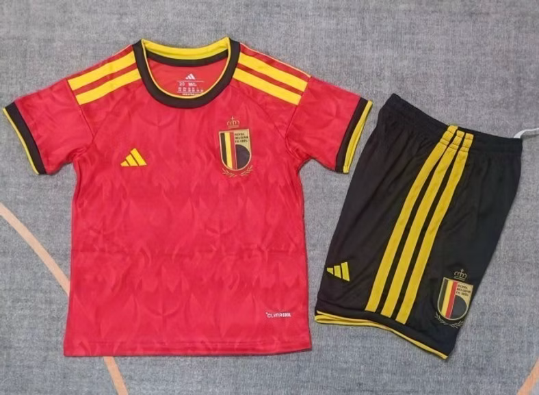 Belgium Home 25/26 Kids Kit (Includes Shorts)