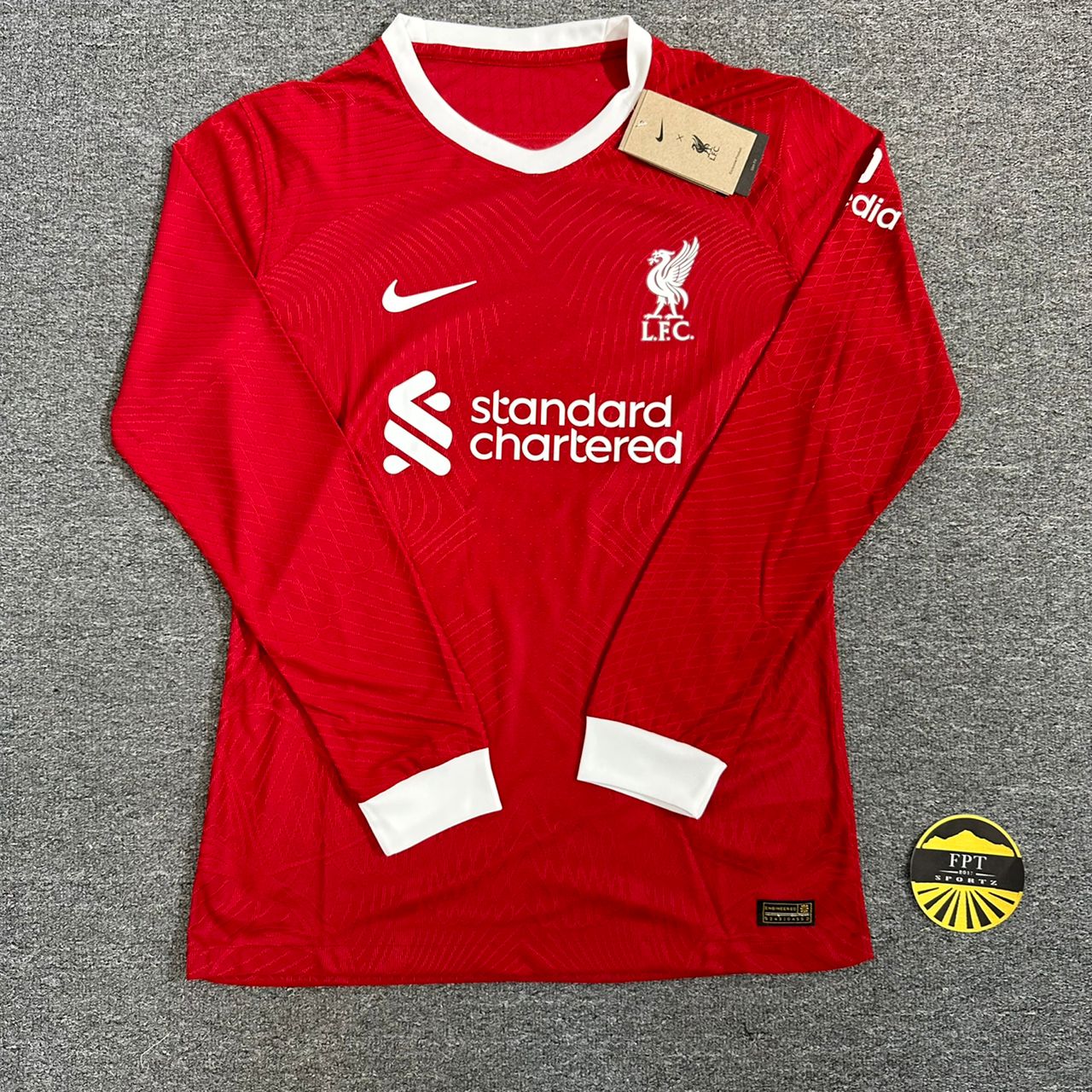 Liverpool Home 23/24 Long Sleeve Player Issue Kit