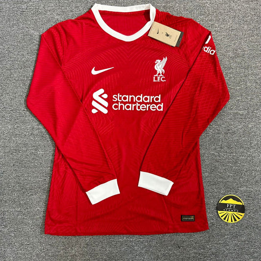 Liverpool Home 23/24 Long Sleeve Player Issue Kit