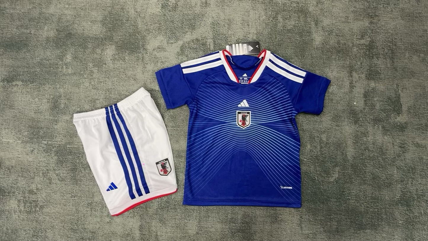 Japan Home 25/26 Kids Kit (Includes Shorts)