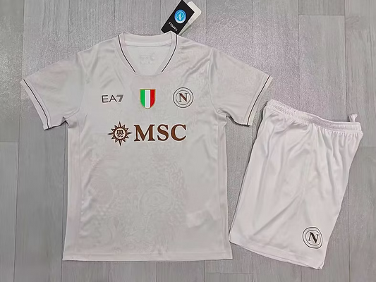 Napoli Away 25/26 Kids Kit (Includes Shorts)