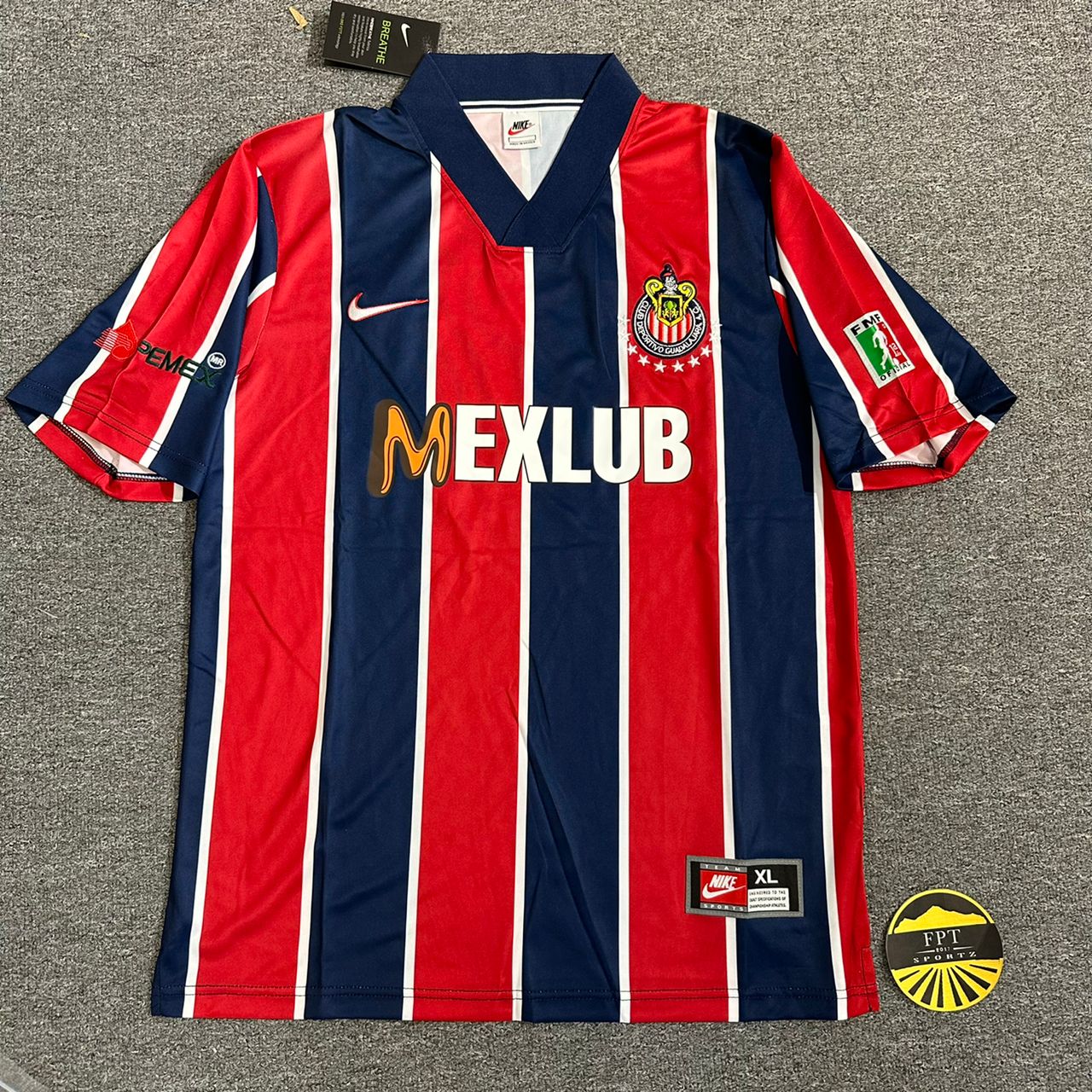 Chivas de Guadalajara 1997 Away Retro Club Jersey