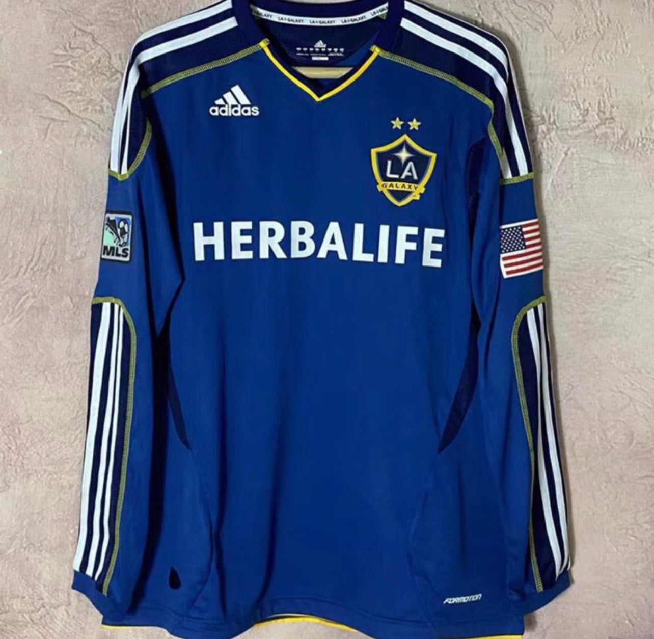 LA Galaxy 11/12 Away Retro Club Long Sleeve Jersey