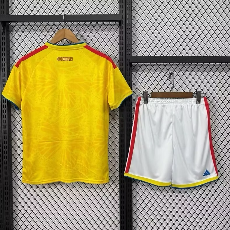 Colombia Home 25/26 Kids Kit (Includes Shorts)