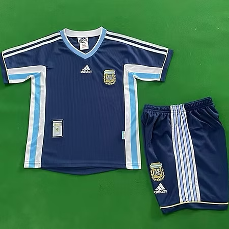 Argentina Away 1998 Kids Kit (Includes Shorts)