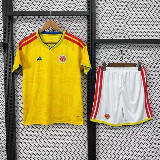 Colombia Home 25/26 Kids Kit (Includes Shorts)