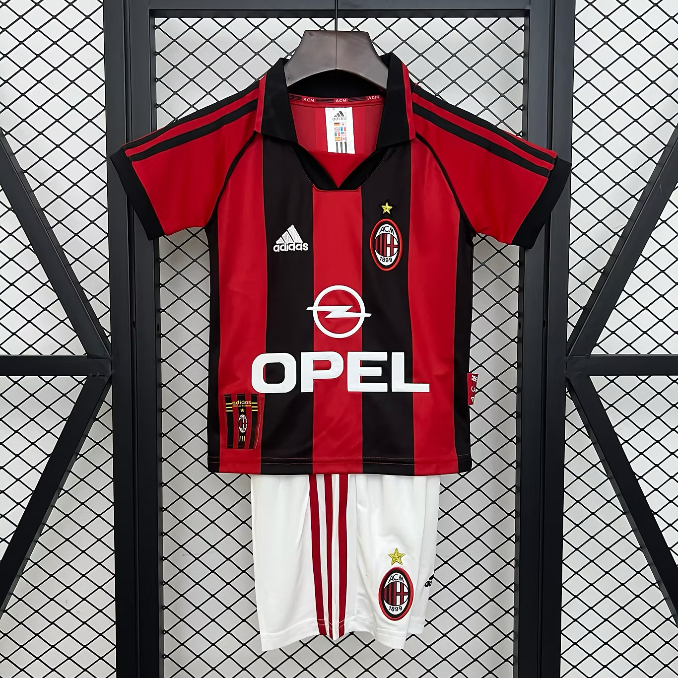 AC Milan Home 98/99 Kids Kit (Includes Shorts)