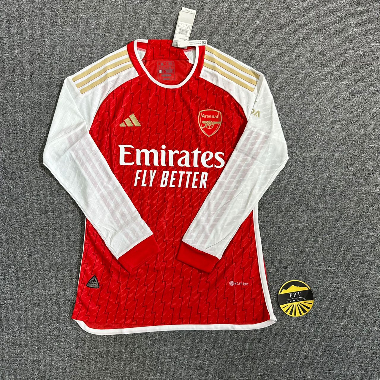 Arsenal Home 23/24 Long Sleeve Player Issue Kit