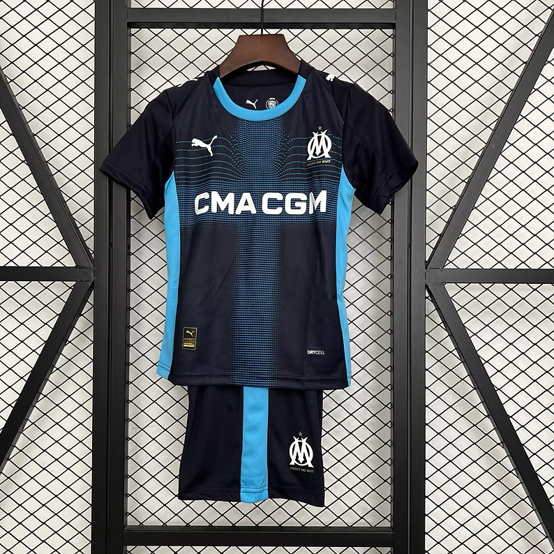 Marseille Away 25/26 Kids Kit (Includes Shorts)