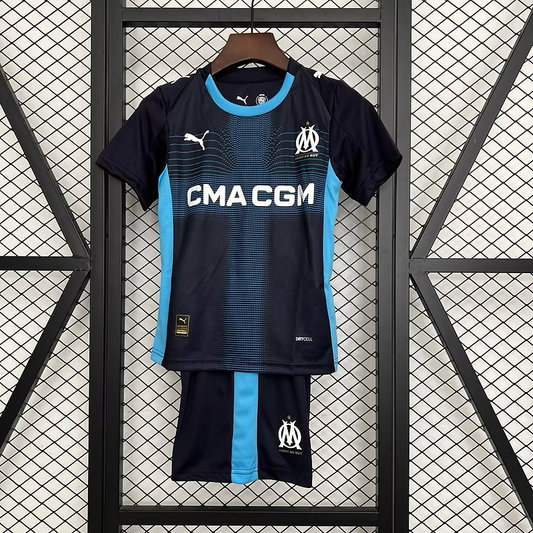 Marseille Away 25/26 Kids Kit (Includes Shorts)