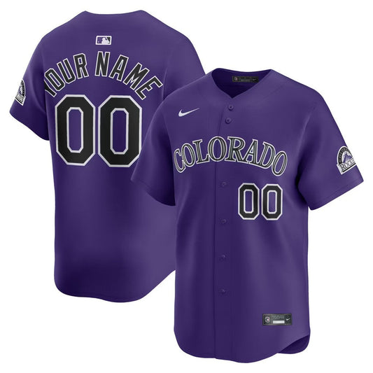 Colorado Rockies Jersey Purple 1