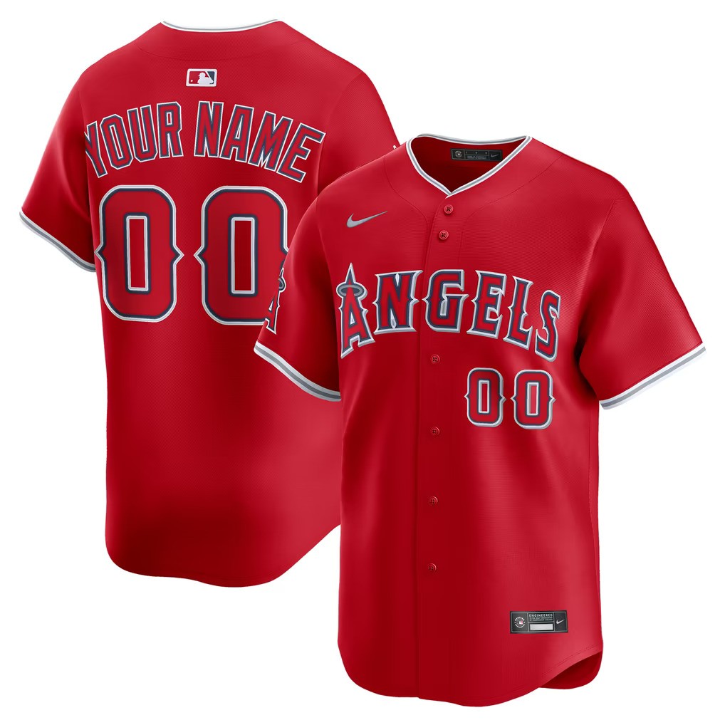 Los Angeles Angels Jersey Red 1