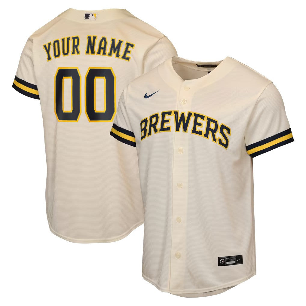 Milwaukee Brewers Jersey Cream 1