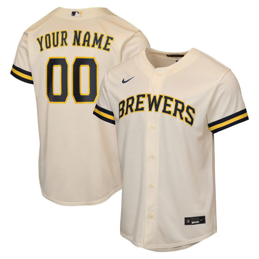 Milwaukee Brewers Jersey Cream 1