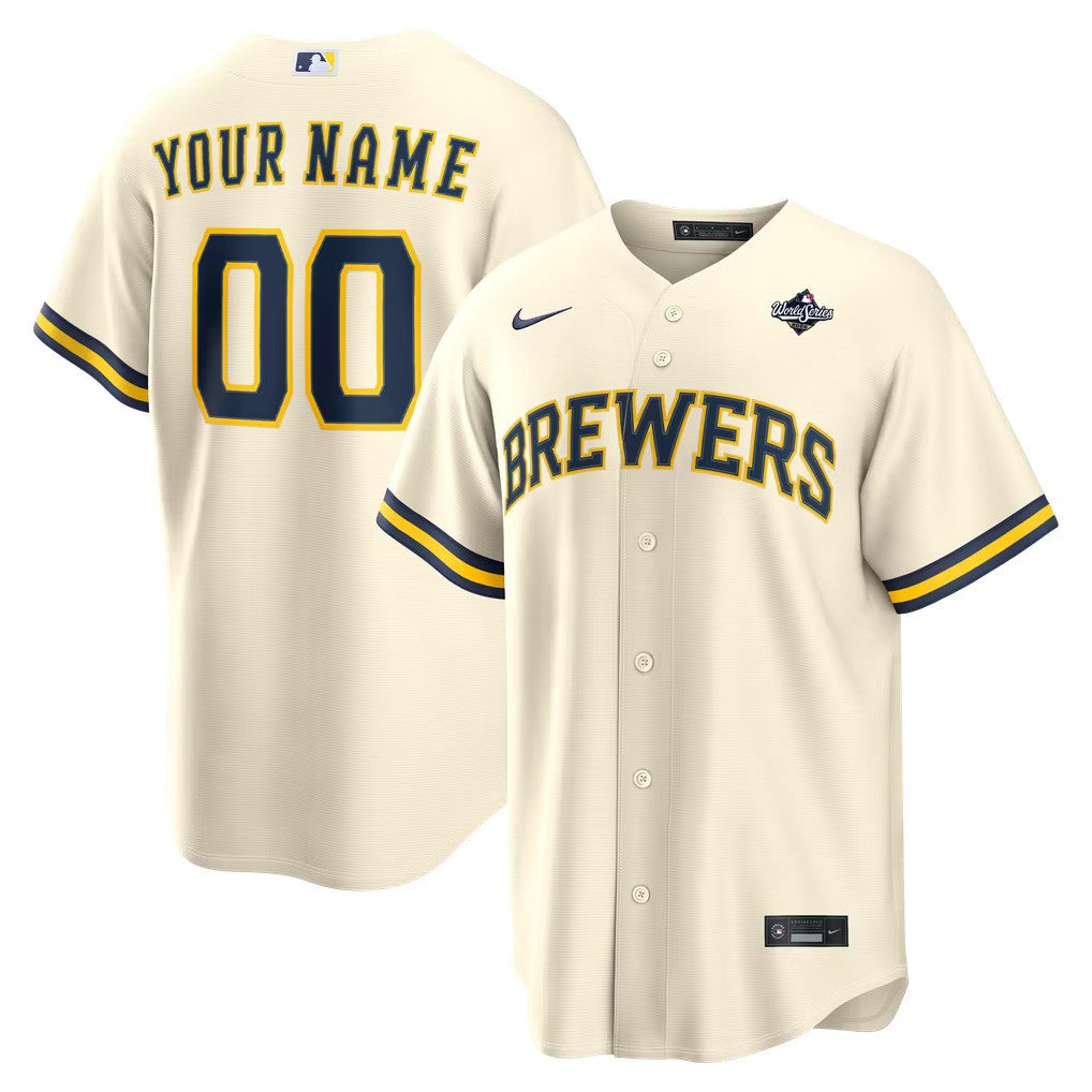 Milwaukee Brewers Jersey Cream 2