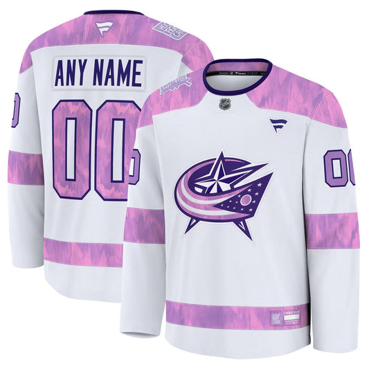 Columbus Blue Jackets Jersey White 1