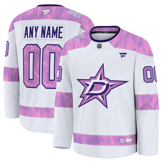 Dallas Stars Jersey White 1