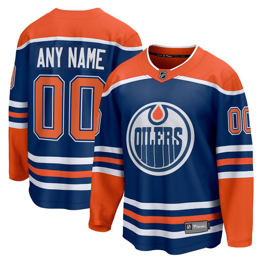 Edmonton Oilers Jersey Purple 1