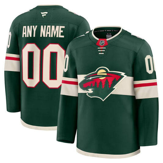 Minnesota Wild Jersey Brown 1