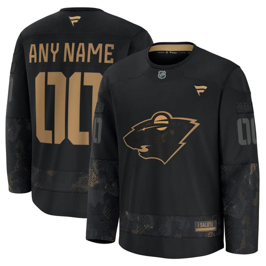 Minnesota Wild Jersey Black 1