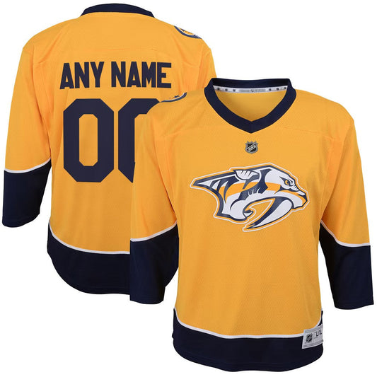 Nashville Predators Jersey Gold 2