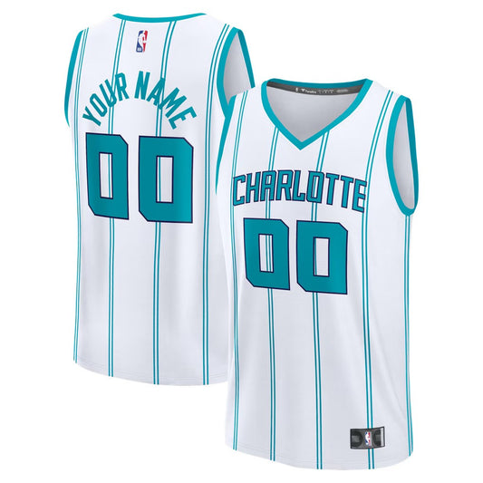 Charlotte Hornets Jersey White 1