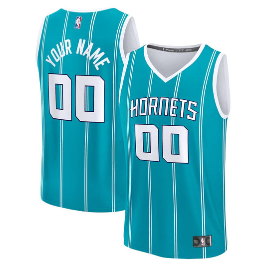 Charlotte Hornets Jersey Teal 1