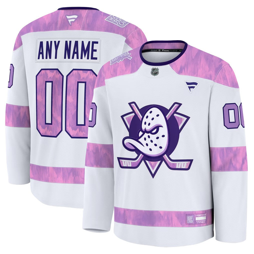 Anaheim Ducks Jersey White 1