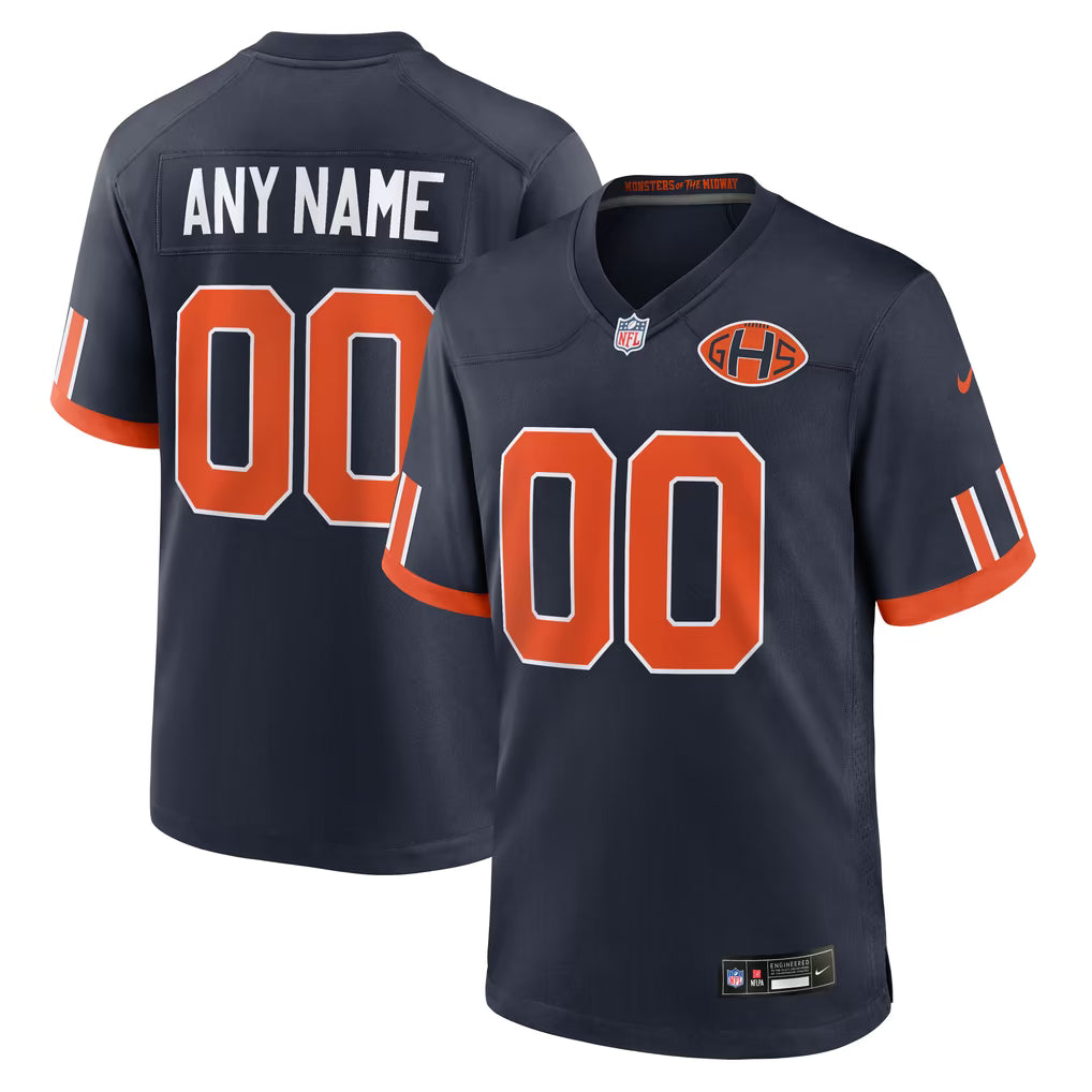 Chicago Bears Jersey Navy 2