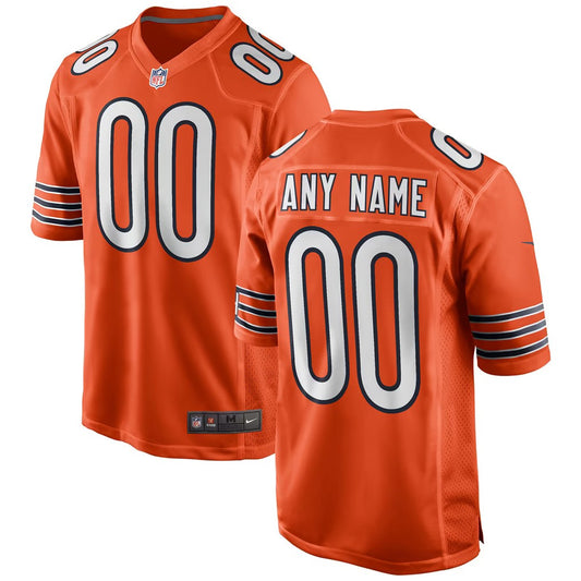 Chicago Bears Jersey Orange 1