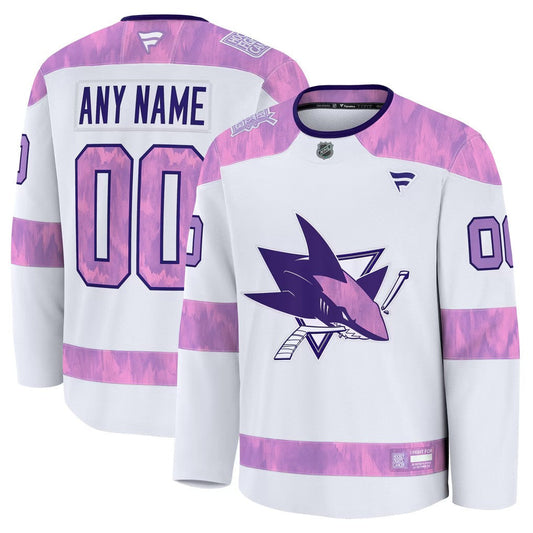 San Jose Sharks Jersey White 1