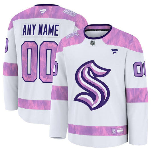 Seattle Kraken Jersey White 1