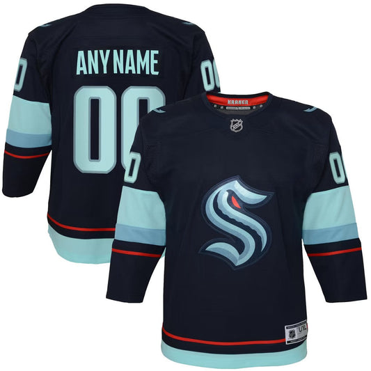 Seattle Kraken Jersey Navy 1