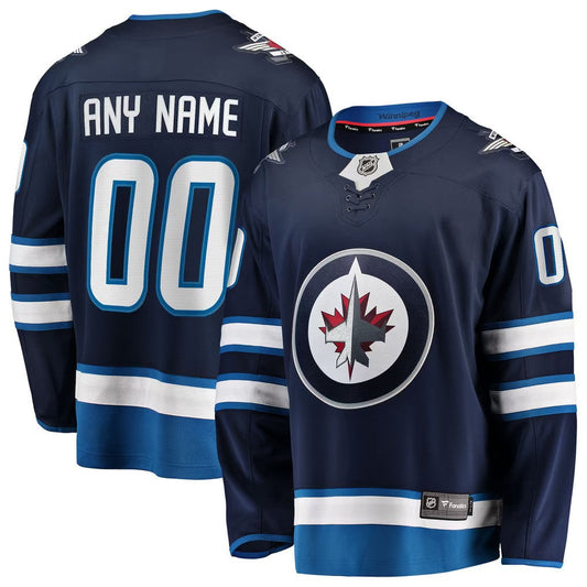 Winnipeg Jets Jersey Navy 1
