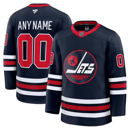 Winnipeg Jets Jersey Navy 3