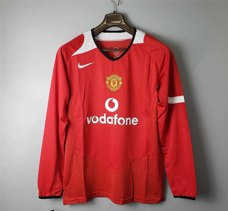 Man. Utd Home 04/06 Long Sleeve Kit