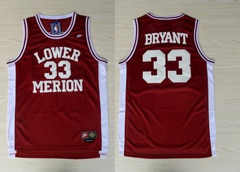 Lower Merion x Bryant Red Jersey 1