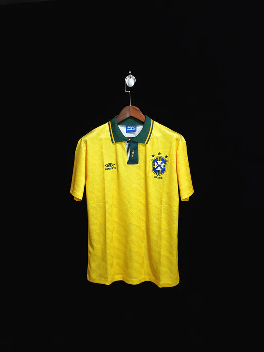 Brazil 91/93 Home Retro Jersey