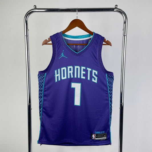 Charlotte Hornets Purple Jersey