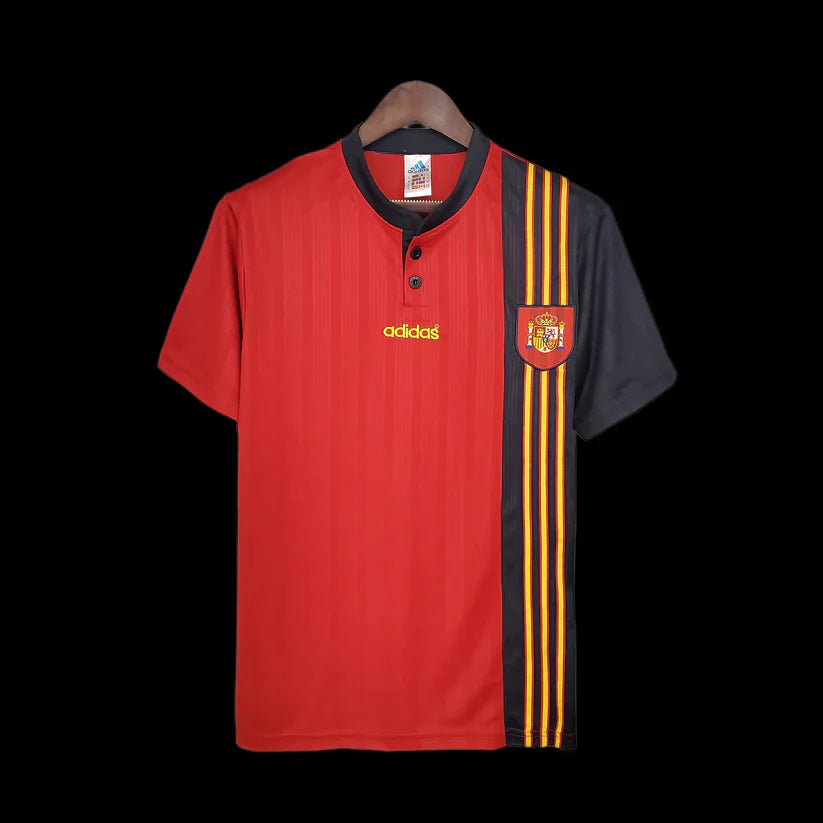 Spain 1996 Home Retro Jersey