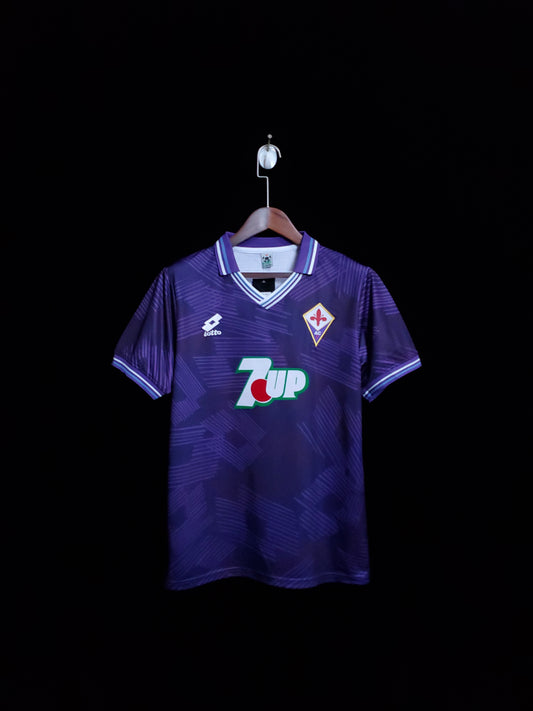 Fiorentina 92/93 Home Retro Club Jersey