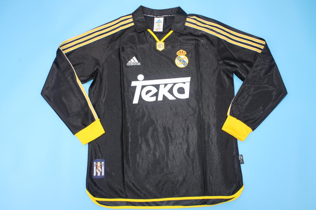 R. Madrid Away 98/00 Long Sleeve Retro Jersey