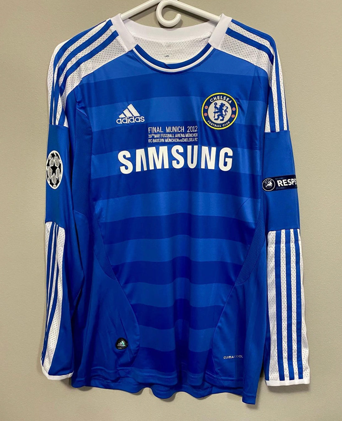 Chelsea Home 11/12 Long Sleeve Retro Jersey