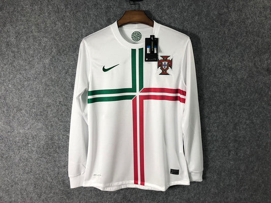 Portugal Away 2012 Long Sleeve Retro Jersey