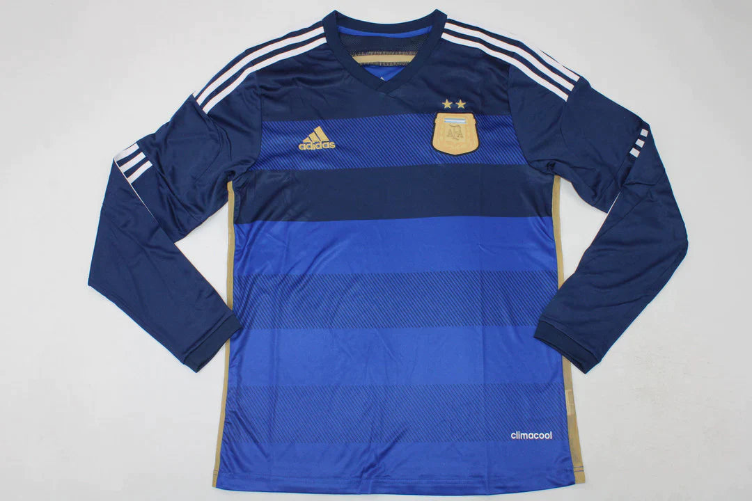 Argentina 2014 Away Retro Long Sleeve Jersey