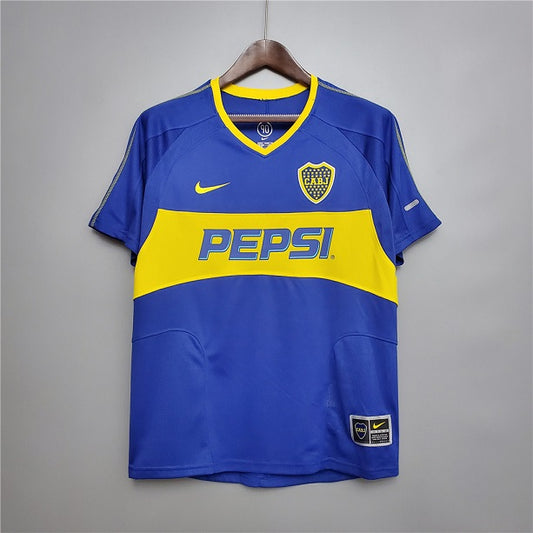 Boca Juniors 03/04 Home Retro Club Jersey