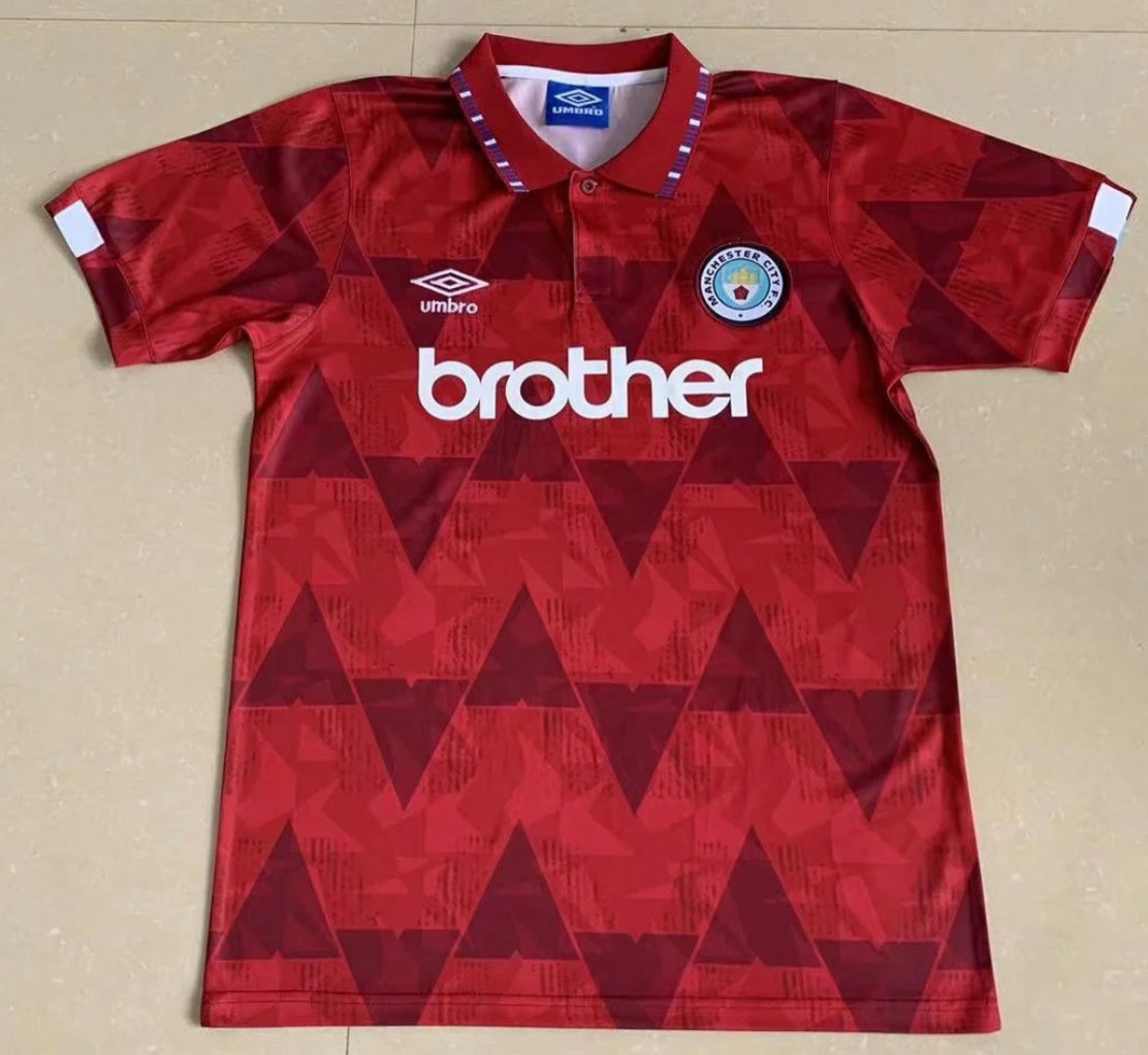 Man. City 1991 Away Retro Club Jersey